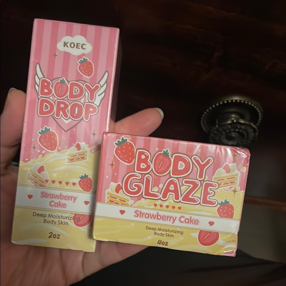 Body Glaze Body Butter Donut, Body Glaze Donut, Body Drops Body Oil